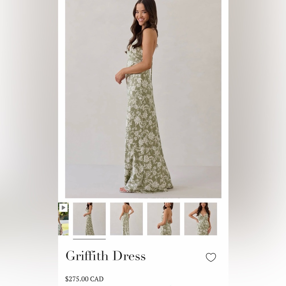 Park & Fifth Sage Floral Maxi Dress